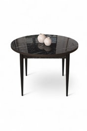 Hanah Home Mesa de Comedor Tor Black Marble